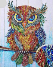 Charger l'image dans la galerie, Broderie Diamant | Broderie Diamant - Chouette perchée | animaux, Broderie Animaux, chouettes et hiboux | FiguredArt