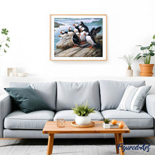 Charger l'image dans la galerie, Broderie Diamant | Broderie Diamant - Oiseaux en bord de Mer | animaux Broderie Animaux oiseaux | FiguredArt