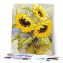 Charger l'image dans la galerie, Broderie Diamant | Broderie Diamant - Petits Tournesols | Broderie Fleurs fleurs | FiguredArt