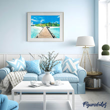 Charger l'image dans la galerie, Broderie Diamant | Broderie Diamant - Chemin vers le Paradis | Broderie Paysages paysages | FiguredArt