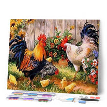 Charger l'image dans la galerie, Broderie Diamant | Broderie Diamant - La Ferme des Coqs | animaux Broderie Animaux | FiguredArt