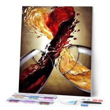 Charger l'image dans la galerie, Broderie Diamant | Broderie Diamant - Mélange de Vins | Broderie Cuisine cuisine | FiguredArt