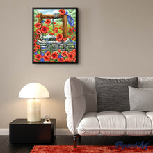 Charger l'image dans la galerie, Broderie Diamant | Broderie Diamant - Coquelicots | Broderie Fleurs fleurs | FiguredArt