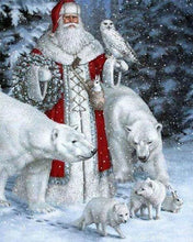 Charger l'image dans la galerie, Broderie Diamant | Broderie Diamant - Homme des Neiges 2 | animaux Broderie Animaux hiver | FiguredArt