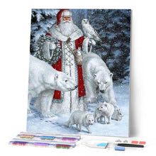 Charger l'image dans la galerie, Broderie Diamant | Broderie Diamant - Homme des Neiges 2 | animaux Broderie Animaux hiver | FiguredArt