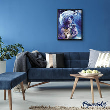 Charger l'image dans la galerie, Broderie Diamant | Broderie Diamant - Reine des Animaux | animaux Broderie Animaux | FiguredArt