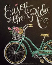 Charger l'image dans la galerie, Broderie Diamant | Broderie Diamant - Vélo Enjoy The Ride | autres Broderie Autres | FiguredArt
