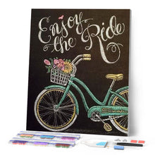 Charger l'image dans la galerie, Broderie Diamant | Broderie Diamant - Vélo Enjoy The Ride | autres Broderie Autres | FiguredArt