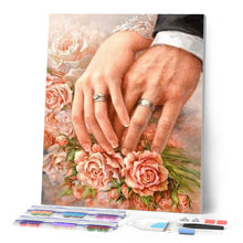 Charger l'image dans la galerie, Broderie Diamant | Broderie Diamant - Mariage pour la Vie | Broderie Romantique romantique | FiguredArt