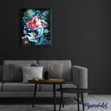Charger l'image dans la galerie, Broderie Diamant | Broderie Diamant - Sirène et Bulles | Broderie Romantique romantique | FiguredArt
