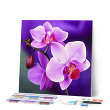 Charger l'image dans la galerie, Broderie Diamant | Broderie Diamant - Belle Fleur Violette | Broderie Fleurs fleurs | FiguredArt