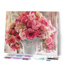 Charger l'image dans la galerie, Broderie Diamant | Broderie Diamant - Gros Bouquet de Roses | Broderie Fleurs fleurs | FiguredArt