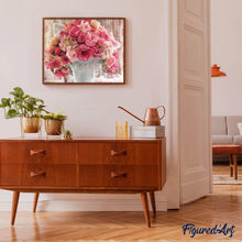 Charger l'image dans la galerie, Broderie Diamant | Broderie Diamant - Gros Bouquet de Roses | Broderie Fleurs fleurs | FiguredArt