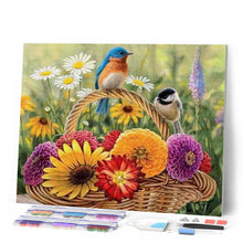 Charger l'image dans la galerie, Broderie Diamant | Broderie Diamant - Panier de campagne | animaux Broderie Animaux | FiguredArt