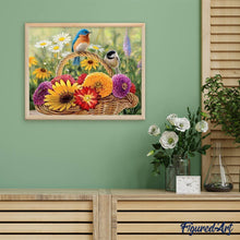 Charger l'image dans la galerie, Broderie Diamant | Broderie Diamant - Panier de campagne | animaux Broderie Animaux | FiguredArt