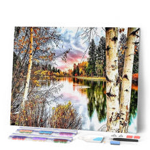 Charger l'image dans la galerie, Broderie Diamant | Broderie Diamant - Boulot et Lac | Broderie Paysages paysages | FiguredArt