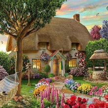 Charger l'image dans la galerie, Broderie Diamant | Broderie Diamant - Maison familiale | Broderie Paysages paysages | FiguredArt