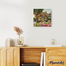Charger l'image dans la galerie, Broderie Diamant | Broderie Diamant - Maison familiale | Broderie Paysages paysages | FiguredArt