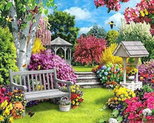 Charger l'image dans la galerie, Broderie Diamant - Diamond Painting Joli Jardin 40x50cm toile tendue sur châssis