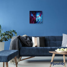 Charger l'image dans la galerie, Broderie Diamant | Broderie Diamant - Regard de Loup Couleur | animaux Broderie Animaux lapins loups | FiguredArt