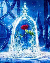 Charger l'image dans la galerie, Broderie Diamant | Broderie Diamant - Rose enchantée | Broderie Films Broderie Fleurs films fleurs | FiguredArt