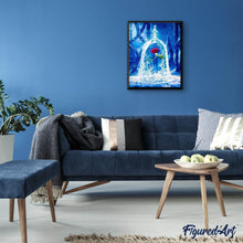 Charger l'image dans la galerie, Broderie Diamant | Broderie Diamant - Rose enchantée | Broderie Films Broderie Fleurs films fleurs | FiguredArt