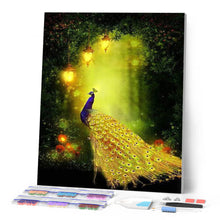 Charger l'image dans la galerie, Broderie Diamant | Broderie Diamant - Paon et lumière | animaux Broderie Animaux paons | FiguredArt