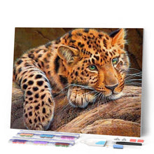 Charger l'image dans la galerie, Broderie Diamant | Broderie Diamant - Panthère | animaux Broderie Animaux panthère | FiguredArt