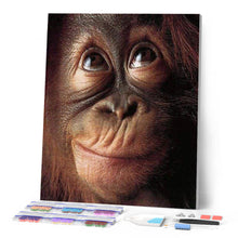 Charger l'image dans la galerie, Broderie Diamant | Broderie Diamant - Petit Singe | animaux Broderie Animaux singes | FiguredArt