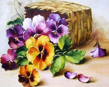 Charger l'image dans la galerie, Broderie Diamant | Broderie Diamant - Pétales de Fleurs | Broderie Fleurs fleurs | FiguredArt