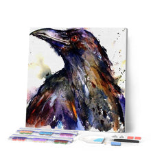 Charger l'image dans la galerie, Broderie Diamant | Broderie Diamant - Corbeau | animaux Broderie Animaux | FiguredArt