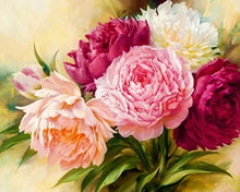 Charger l'image dans la galerie, Broderie Diamant | Broderie Diamant - Fleurs teintes de Rose | Broderie Fleurs fleurs | FiguredArt