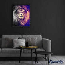 Charger l'image dans la galerie, Broderie Diamant | Broderie Diamant - Grand Lion Portrait | animaux Broderie Animaux lions | FiguredArt