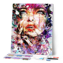 Charger l'image dans la galerie, Broderie Diamant | Broderie Diamant - Visage de Femme Design | Broderie Envies dAilleurs envies dailleurs | FiguredArt