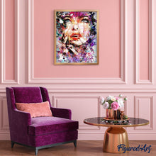 Charger l'image dans la galerie, Broderie Diamant | Broderie Diamant - Visage de Femme Design | Broderie Envies dAilleurs envies dailleurs | FiguredArt
