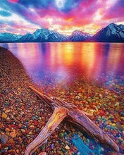 Charger l'image dans la galerie, Broderie Diamant | Broderie Diamant - Bord de Lac | Broderie Paysages paysages | FiguredArt