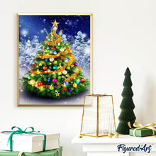 Charger l'image dans la galerie, Broderie Diamant | Broderie Diamant - Grand Sapin de Noël | Broderie Religion Noël | FiguredArt