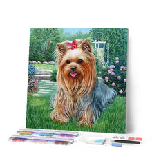 Charger l'image dans la galerie, Broderie Diamant | Broderie Diamant - Chien Bichon Maltais | animaux Broderie Animaux chiens | FiguredArt