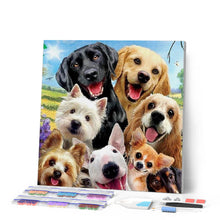 Charger l'image dans la galerie, Broderie Diamant | Broderie Diamant - Amis Chiens | animaux Broderie Animaux chiens | FiguredArt