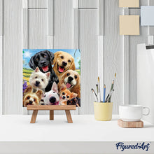 Charger l'image dans la galerie, Broderie Diamant | Broderie Diamant - Amis Chiens | animaux Broderie Animaux chiens | FiguredArt