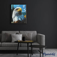 Charger l'image dans la galerie, Broderie Diamant | Broderie Diamant - Aigle et Montagne | aigles animaux Broderie Animaux montagnes | FiguredArt