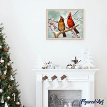 Charger l'image dans la galerie, Broderie Diamant | Broderie Diamant - Oiseaux des Tropiques | animaux Broderie Animaux oiseaux | FiguredArt