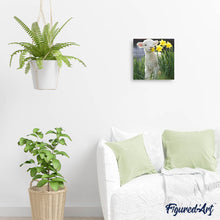Charger l'image dans la galerie, Broderie Diamant | Broderie Diamant - Brebis et Fleurs | animaux Broderie Animaux fleurs | FiguredArt