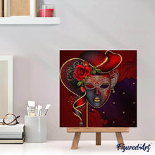 Charger l'image dans la galerie, Broderie Diamant | Broderie Diamant - Masque | Broderie Romantique romantique | FiguredArt
