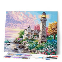 Charger l'image dans la galerie, Broderie Diamant | Broderie Diamant - Petit Phare | Broderie Paysages paysages | FiguredArt