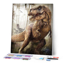 Charger l'image dans la galerie, Broderie Diamant | Broderie Diamant - Dinosaures Jurassic Parc | animaux Broderie Animaux dinosaures | FiguredArt