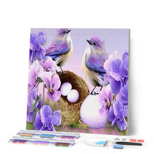 Charger l'image dans la galerie, Broderie Diamant | Broderie Diamant - Oiseaux et Oeufs | animaux Broderie Animaux oiseaux | FiguredArt