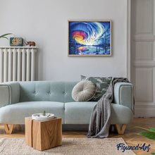 Charger l'image dans la galerie, Broderie Diamant | Broderie Diamant - Paysage de Lac dHiver | Broderie Paysages hiver paysages | FiguredArt