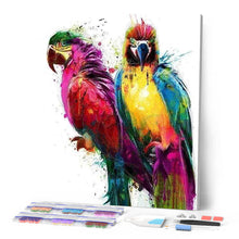 Charger l'image dans la galerie, Broderie Diamant | Broderie Diamant - Perroquets Design | animaux Broderie Animaux oiseaux perroquets | FiguredArt