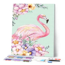 Charger l'image dans la galerie, Broderie Diamant | Broderie Diamant - Flamant Rose | animaux Broderie Animaux flamants roses | FiguredArt